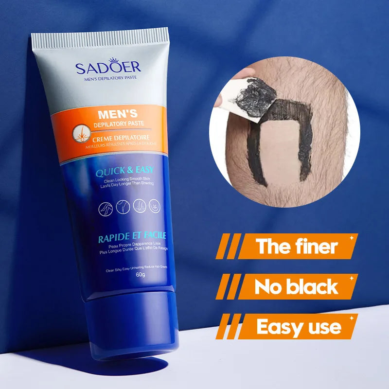Men'S Hair Removal Cream Gentle Mild Depilate Non Irritating Painless Armpit Leg Arm Body Hair Remove Cream for Men