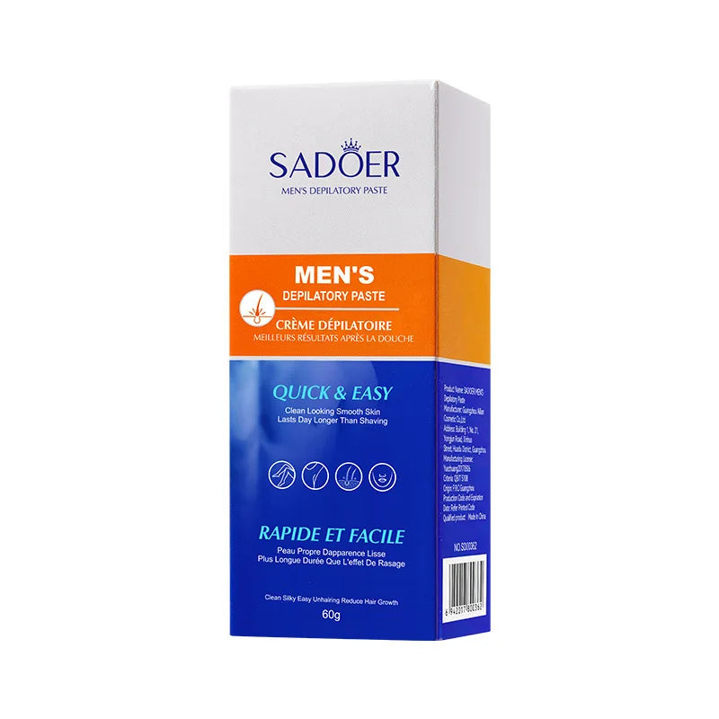 Men'S Hair Removal Cream Gentle Mild Depilate Non Irritating Painless Armpit Leg Arm Body Hair Remove Cream for Men